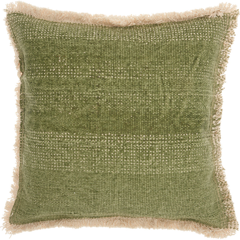  Housse de coussin carré et insert, Sauge