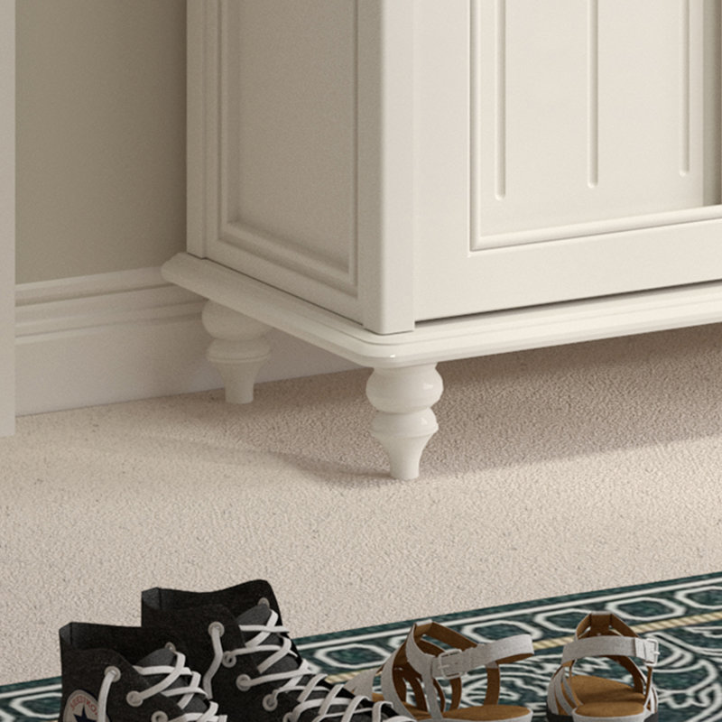 Beige Solid wood Shoe Storage