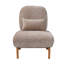 Chaise d'appoint rembourrée sans accoudoirs Hamilton-130619992-130619994