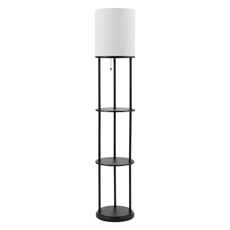 Senne 57.5'' Matte Black Floor Lamp
