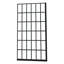 Porte de douche noire matte 38 po x 72 po - panneau simple, 1 po Aluminium épais, mise à niveau de salle de bain en ajout élégant