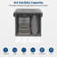 Folding Storage Ottoman Velvet Footstool-453134964