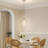 1-light Modern Hammered Tear-drop Glass Pendant Light-398678737