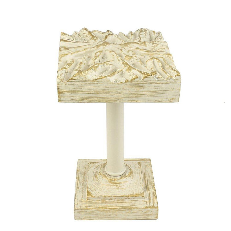 Retenue de rideau Dijone Root Medallion, Blanc doré de France