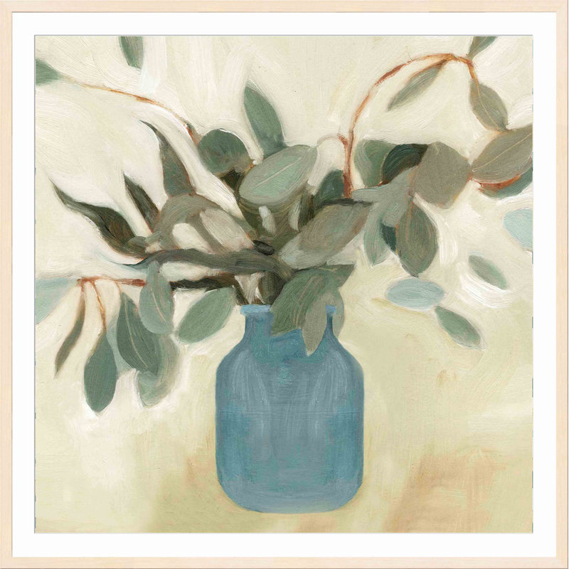 «Neutral Arrangement II» par Emma Scarvey - peinture encadrée, Érable, H 41,8 po x l 41,8 po x P 1,18 po