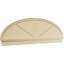 Fronton en uréthane Elliptical Signature, brun clair apprêté-102752108-113222582-113054387
