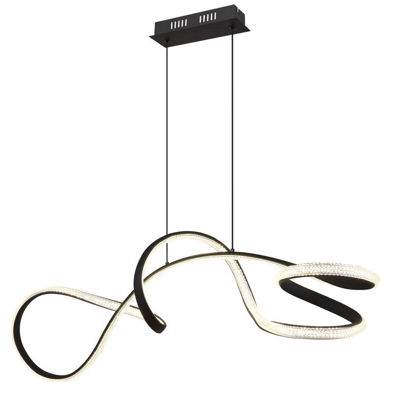 Dayra 1 - Light LED Pendant, Matt black