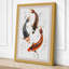 Koi in Motion Minimalist 1 Piece Wrapped Canvas Wall Art-1373320158-1373320163