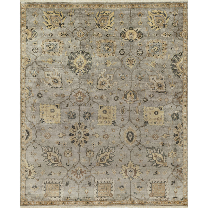 Kensington Viscose Oriental Indoor Rug, Rectangle 9'6" x 13'6"