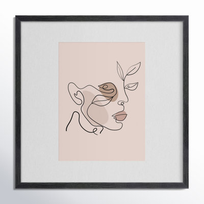 Linetta Wood Picture Frame with Mat