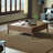 Italian minimalist square solid wood coffee table-104902128