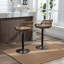 Tabourets de bar pivotants réglables modernes avec repose-pieds pour la cuisine et la salle à manger-1393291894