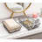 S/2 Rectangular Iron Trays,Black