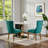 Tufted Velvet Wing Back Side Dining Chairs-792751471-747323166