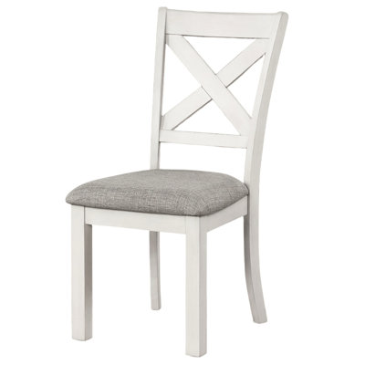 Chaises de salle à manger à dossier croisé 2 pièces Modern Modern