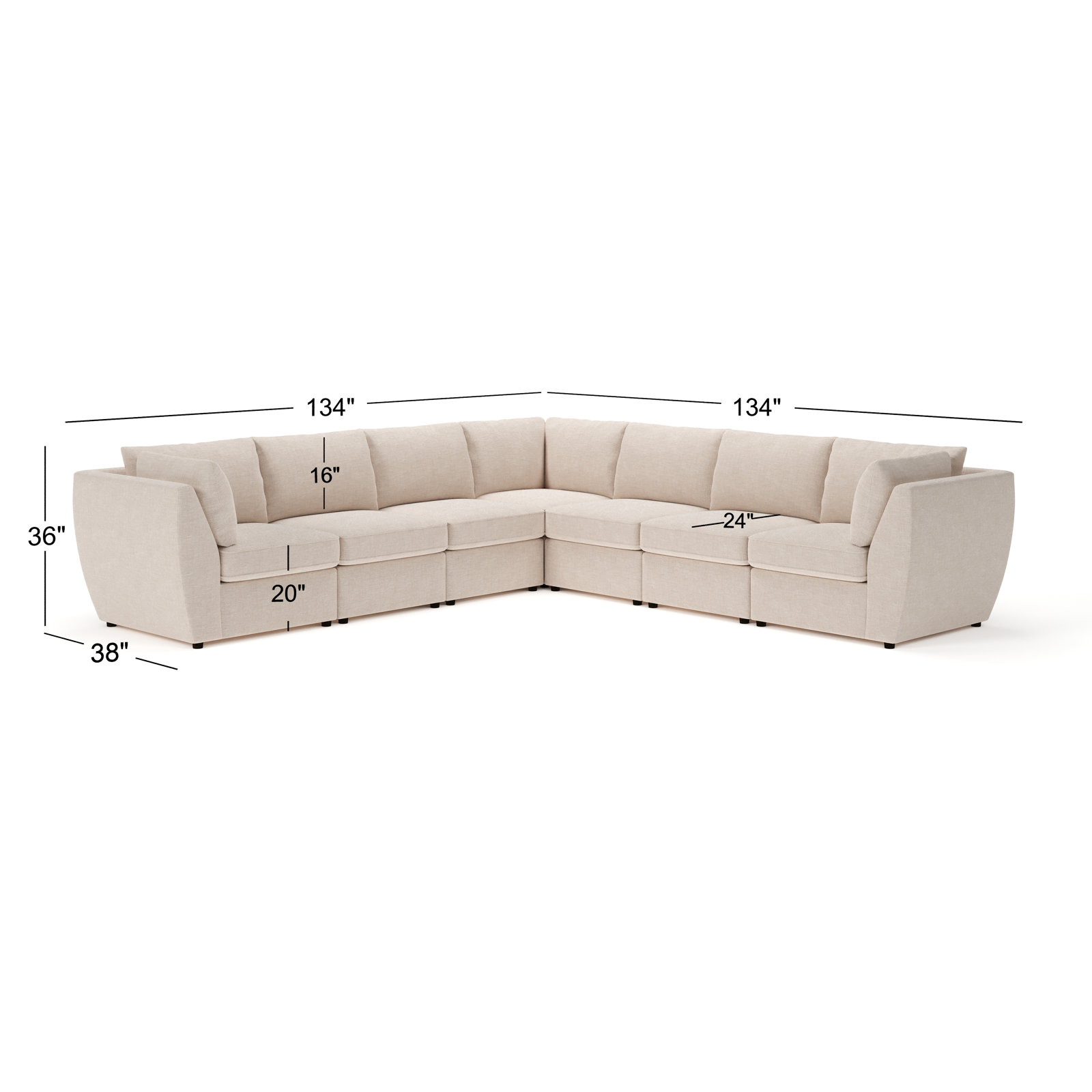 Caldwell Modular Sectional, Bella Forest