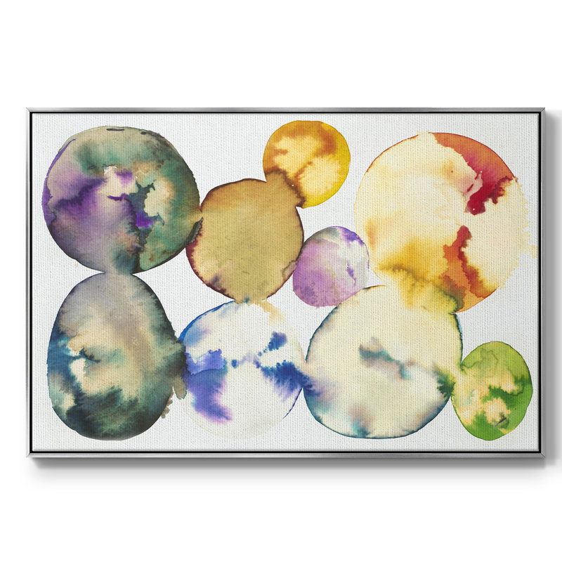 Gumball - Reproduction d'un seul cadre photo sur toile, Encadrement argenté, H 25 po x l 17 po x P 2 po