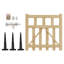Chesnut Gate Fencing with 1 Panel(s) Included-7834904