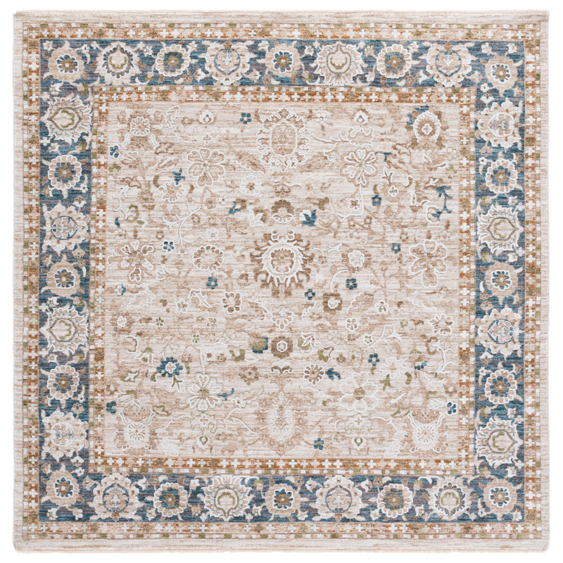 Finley 316 Performance Oriental Rug, Square 6'7"