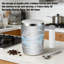 Tasse auto-agitée, tasse à mélanger magnétique automatique rechargeable avec 2 barres de brassage, conception imperméable pour le café, le lait, les boissons protéinées à la maison, au bureau ou en voyage