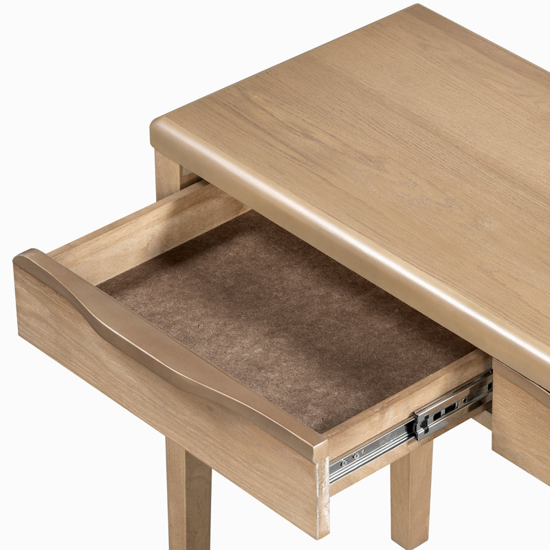 Console à 3 tiroirs, Naturel