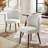 Davia Mid-Century Modern Upholstered Dining Chair with Solid Wood Leg-1961283130