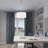 Hust 1-Light Shaded Drum Chandelier