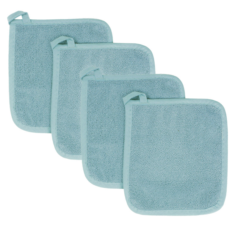RITZ Cotton Potholder Set, Dew
