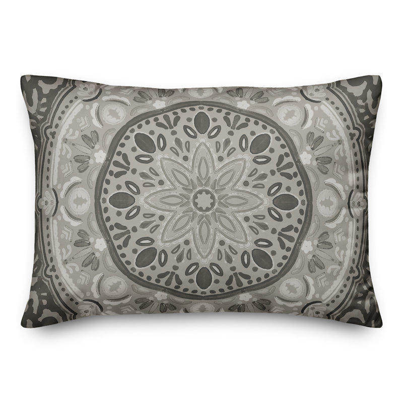  Housse et insert de coussin d'extérieur pour l'extérieur, Gris, Floral 2