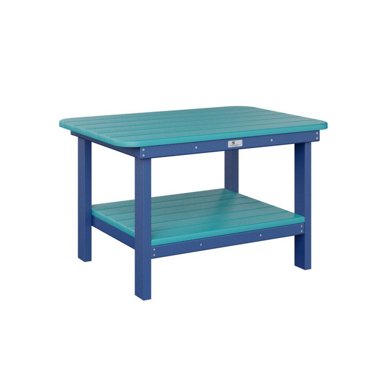 Table basse Berlin Gardens, Bleu pacifique, Bleu Aruba