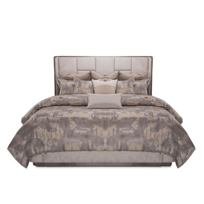 Roxbury Park Upholstered Wingback Bed