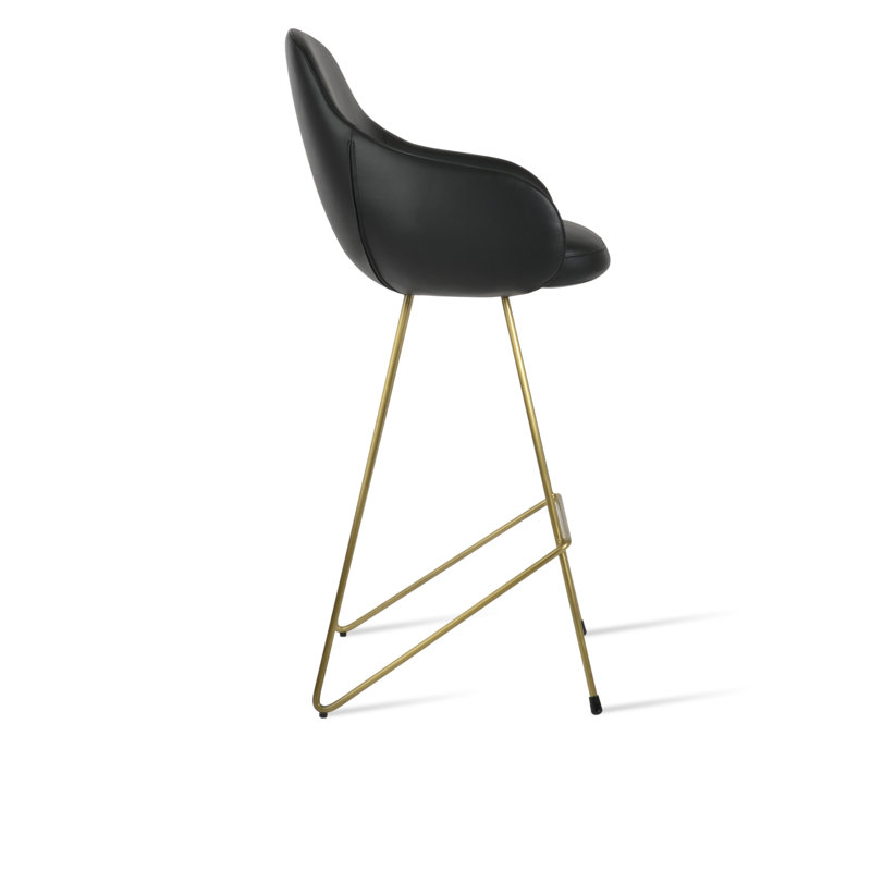 Gazel Cat 24" Counter Stool, Black