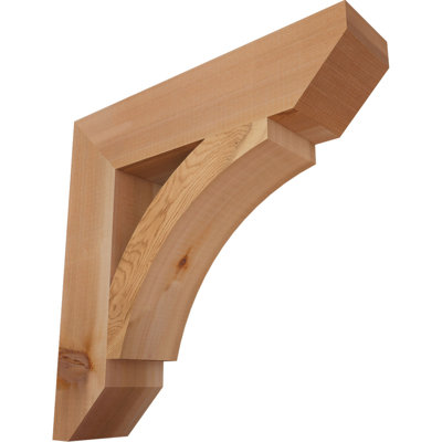 Support latté Thorton l 3 1/2 po x P 18 po x H 18 po, cèdre rouge de l'Ouest