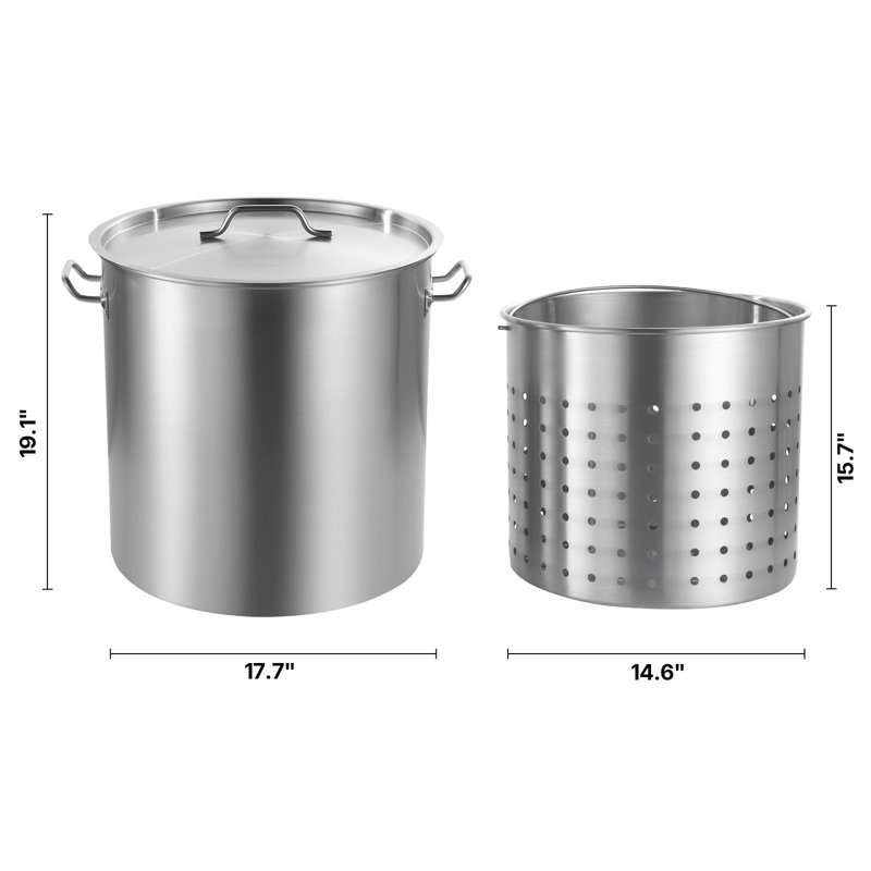 VEVOR 84L Stainless Steel Stock Pot
