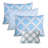 Monroe Polyester Geometric Shapes Coverlet Set