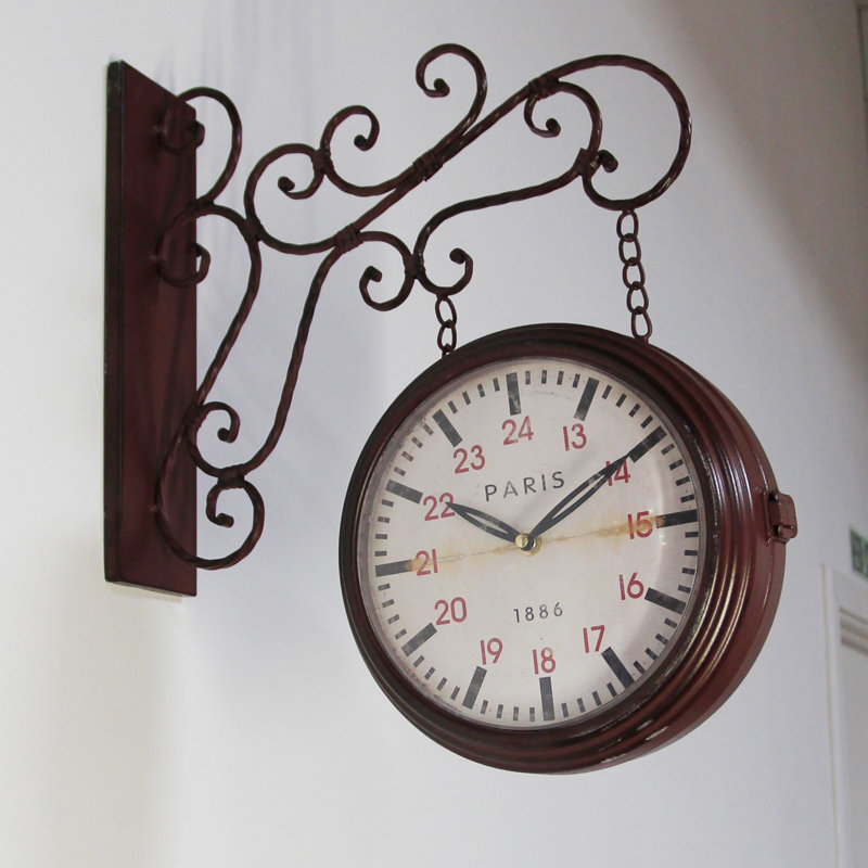 Matt Metal Wall Clock