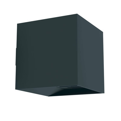 Borasisi Black 10.5cm H Integrated LED Outdoor Flush Mount