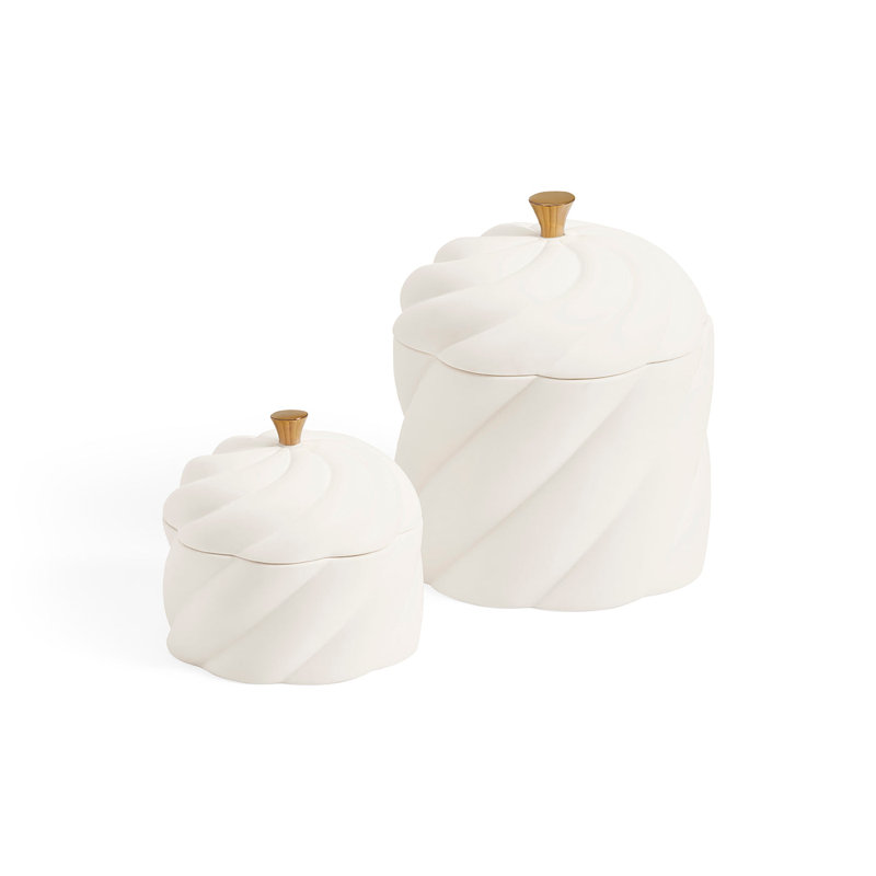 Jonathan Adler Genève, boîte moyenne, 6.25" H x 5.25" W x 5.25" D