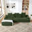Modern Upholstered L-Shape Sectional Sofa-658732087