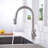 SUMERAIN Pull Down Kitchen Sink Faucet Single Handle Single Hole Lead Free-113958612