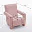 Fauteuil d'appoint rembourré en laine d'agneau moderne-1693209643