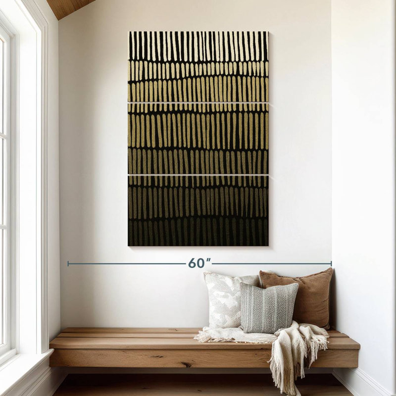 Avery Gradient Ethnic Lines, 50" H x 32" W