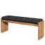 Banc rembourré moderne l 47 po