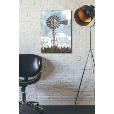 «Windmill» par Bluebird Barn - peinture sur toile tendue