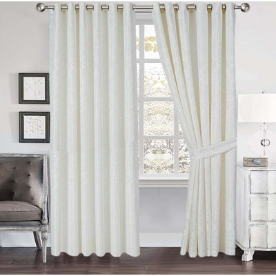 Semi Sheer Curtain Pair