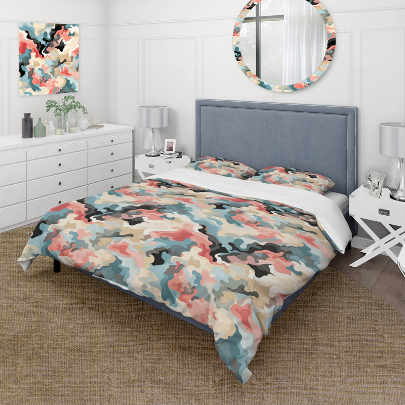 Ensemble de housse de couette Soft Color Fusion Ideational Current - Camouflage