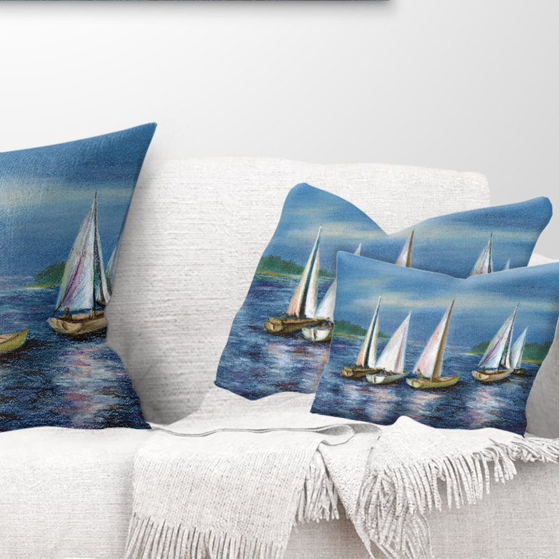 Yousset par Obsky Sea - Coussin décoratif imprimé Sea & Shore