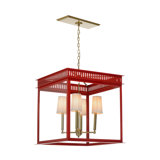 Frederick Cooper 4-Light Lantern Square Chandelier