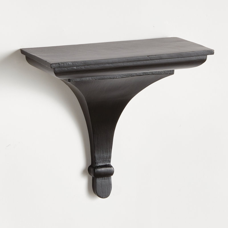 BAXTER WALL BRACKET SMALL, Black, 7.5'' H X 7.75'' W X 3.75'' D