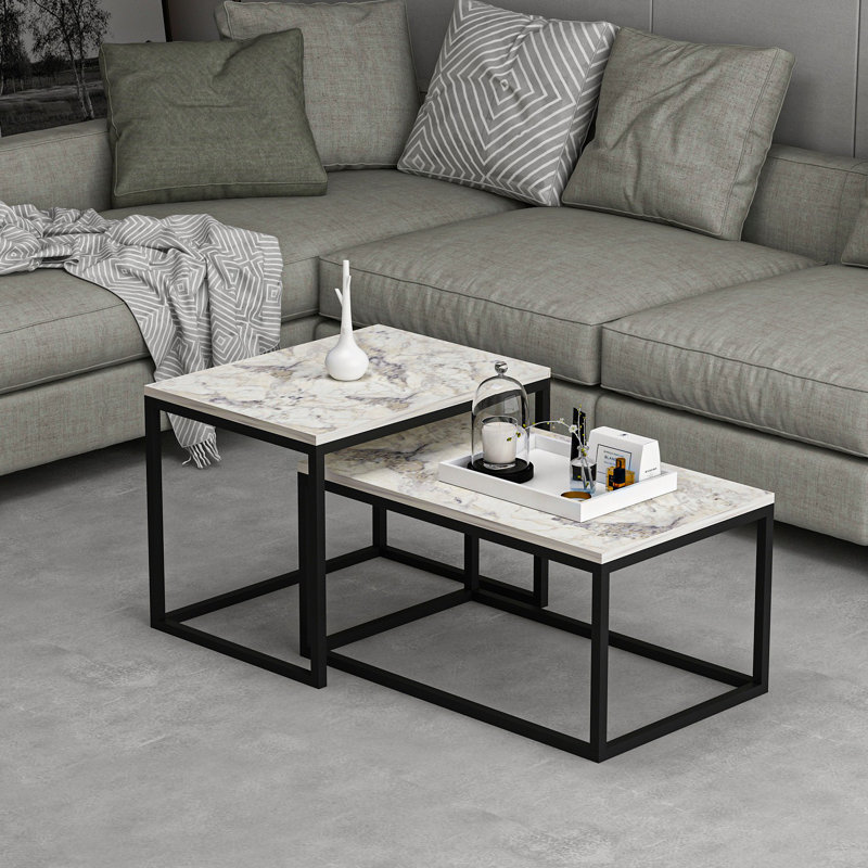 Glorias Coffee Table, Freesia Marble